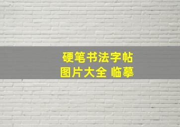 硬笔书法字帖图片大全 临摹